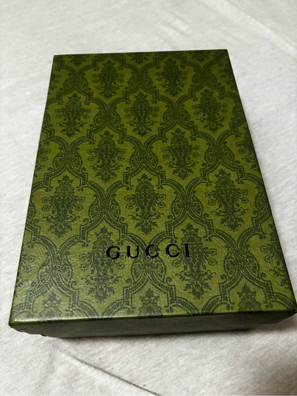 Gucci Olive Green Patterned Presentation Box